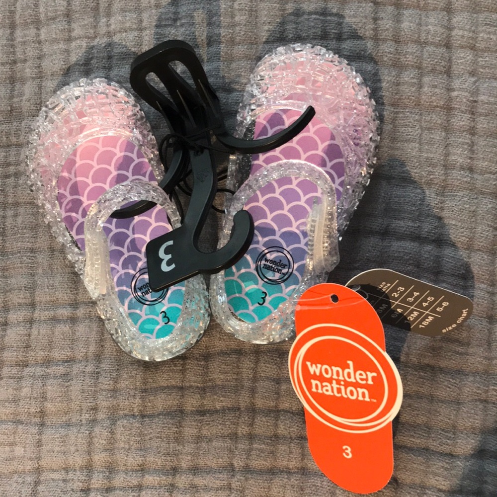 Brand new Toddler girls 3 jelly shoes
